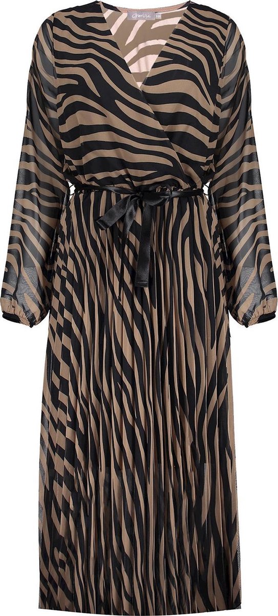 Geisha Jurk Cross Zebra with Strap L