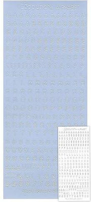 Clippunch Alphabet sticker adhesive ice
