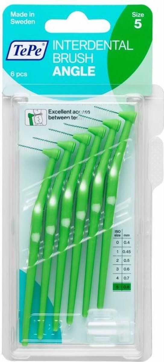 TePe Angle Groen - 6 st - Rager