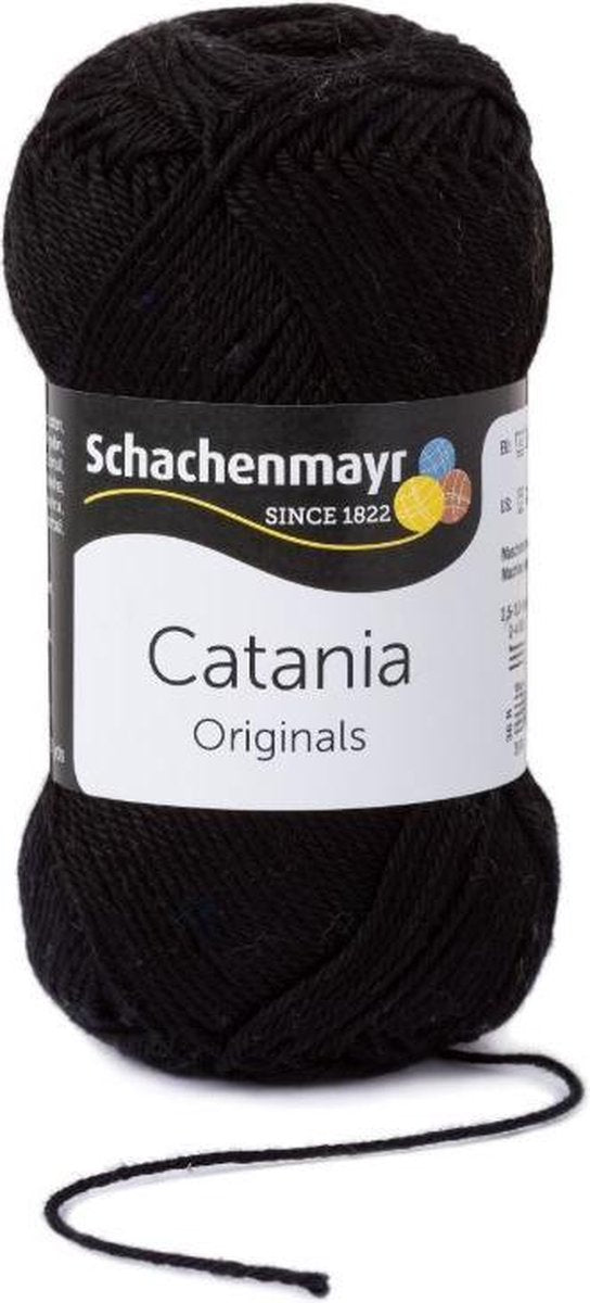 10 bollen Catania Orignals 50 g kleur 110 zwart