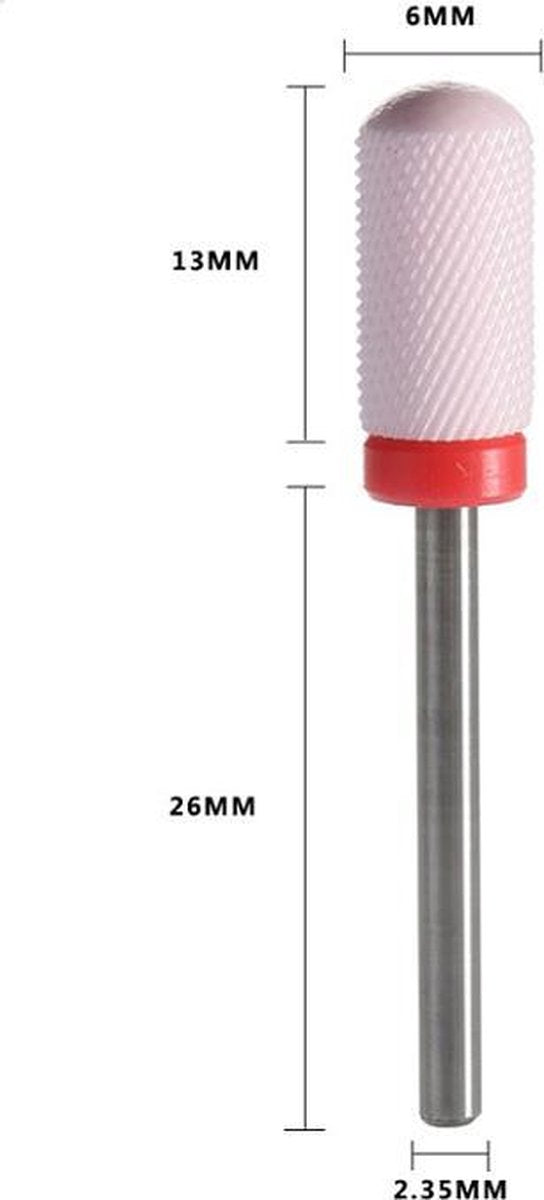 Keramische frees - Cilinder - Ø 6.6 mm - Grit : fijn