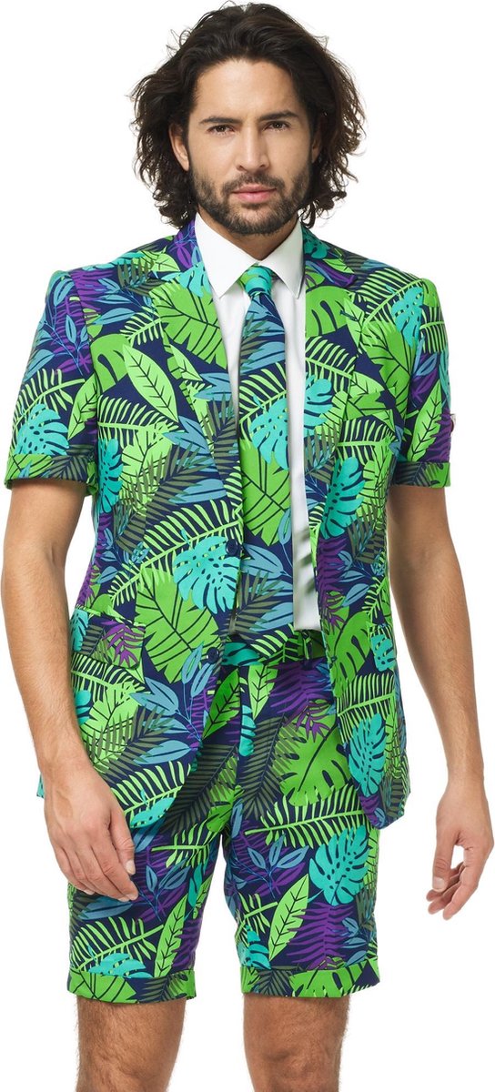 OppoSuits Juicy Jungle - Mannen Zomer Kostuum - Gekleurd - Feest - Maat 60