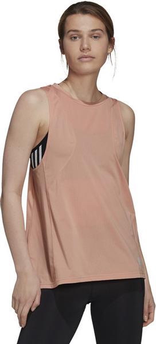 adidas Own The Run Tank Dames - oranje - maat M
