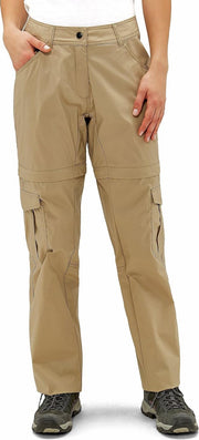 Wildebeast Indra Wandelbroek / Afritsbroek - Bruin - Dames  - Maat L