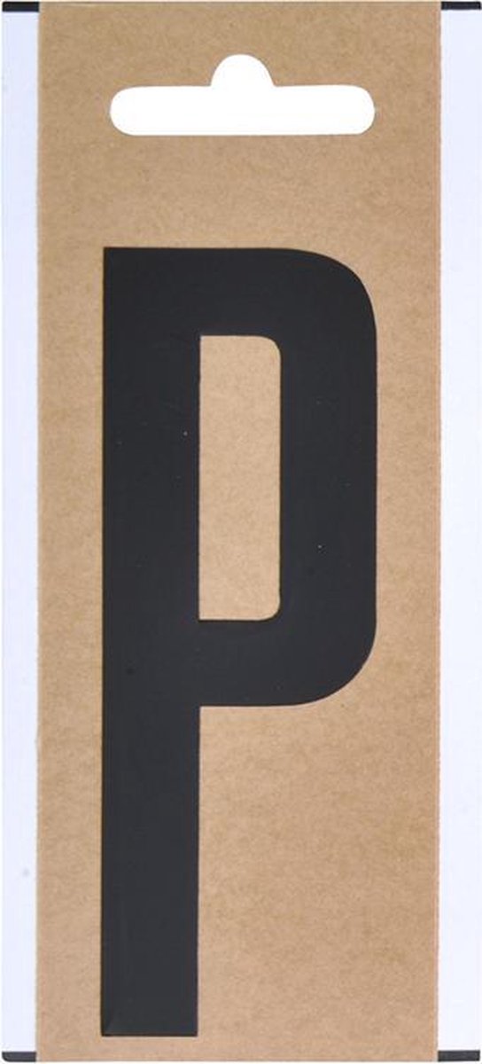 Letter etiket " P " 10cm