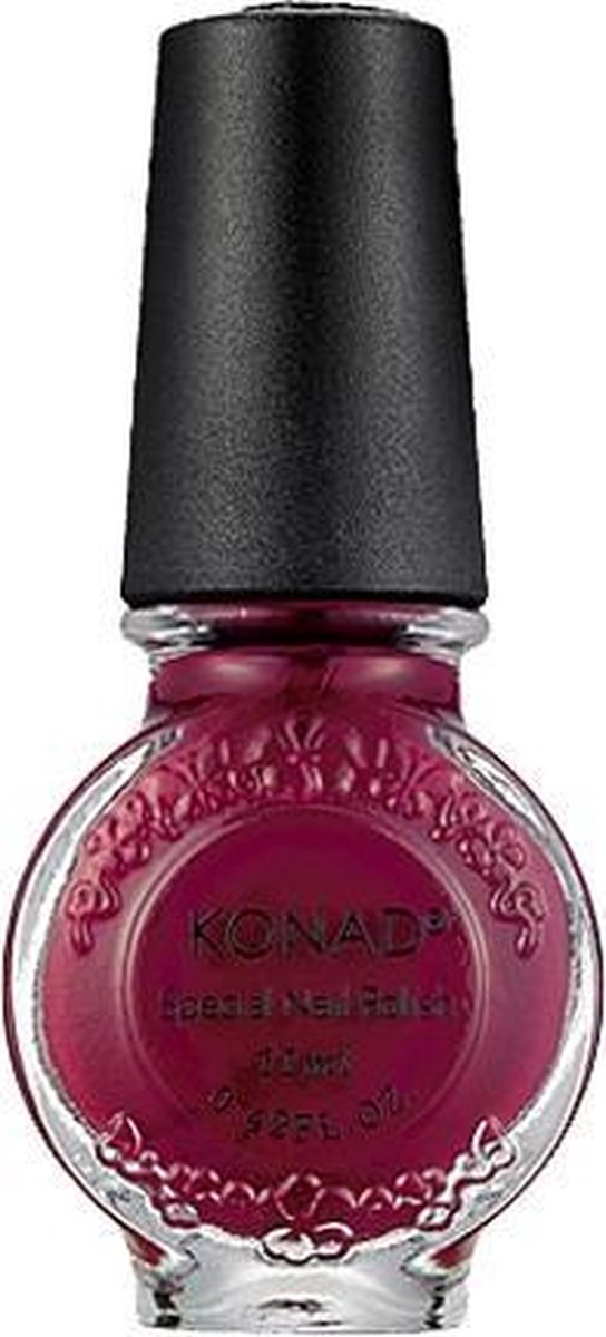 KONAD nagellak voor stempel DONKER ROOD 38