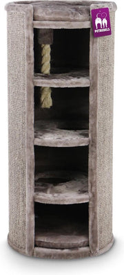 Petrebels Superdome 120 Krabton voor katten -  Cappuccino - 49 x 49 x 120 cm