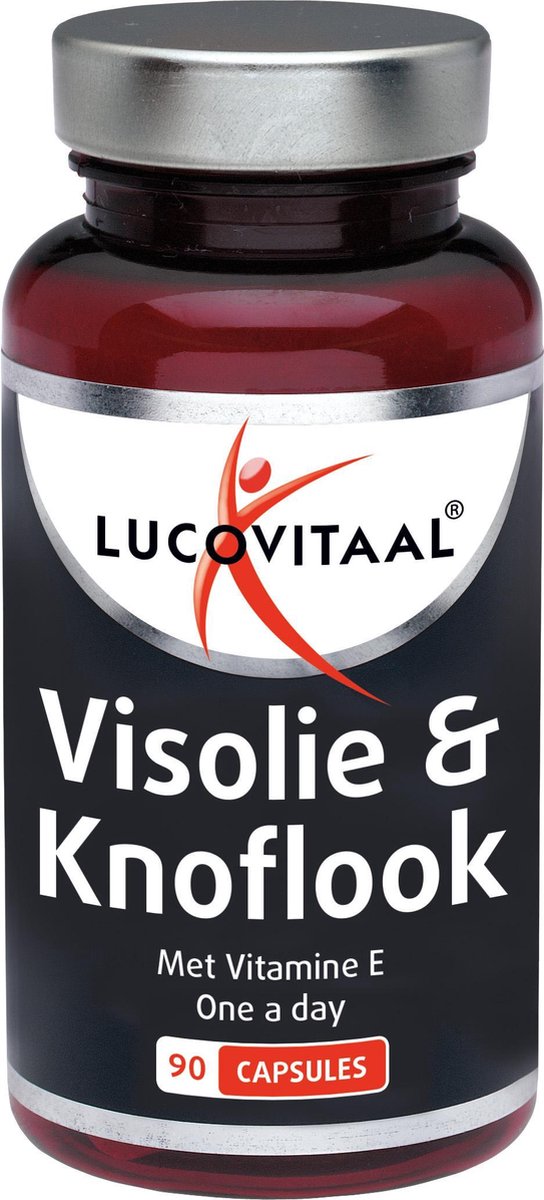 Lucovitaal Visolie & Knoflook Voedingssupplement - 90 Capsules