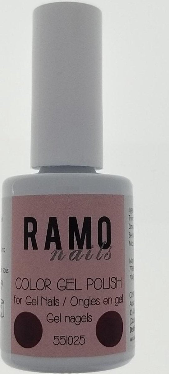 Ramo gelpolish 551025-gel nagellak-gel polish-gellak-uv&led-15ml-soak off-kersenrood