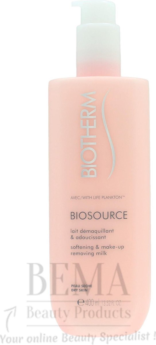 Biotherm - Biosource Softening & Make-Up Remove Milk 400 Ml