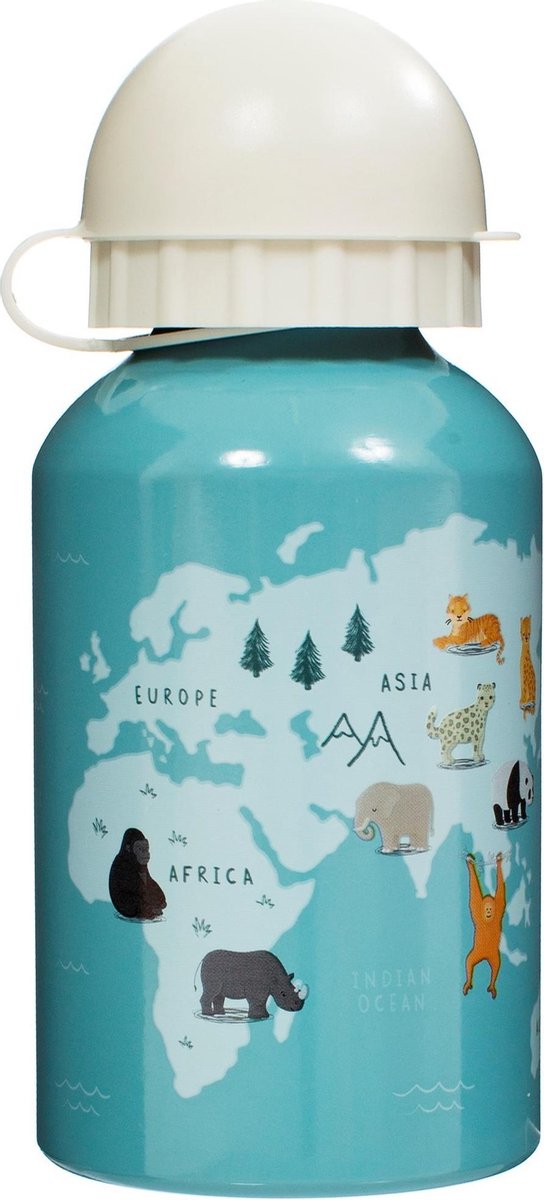 Drinkfles bedreigde dieren met drinktuit - Sass & Belle