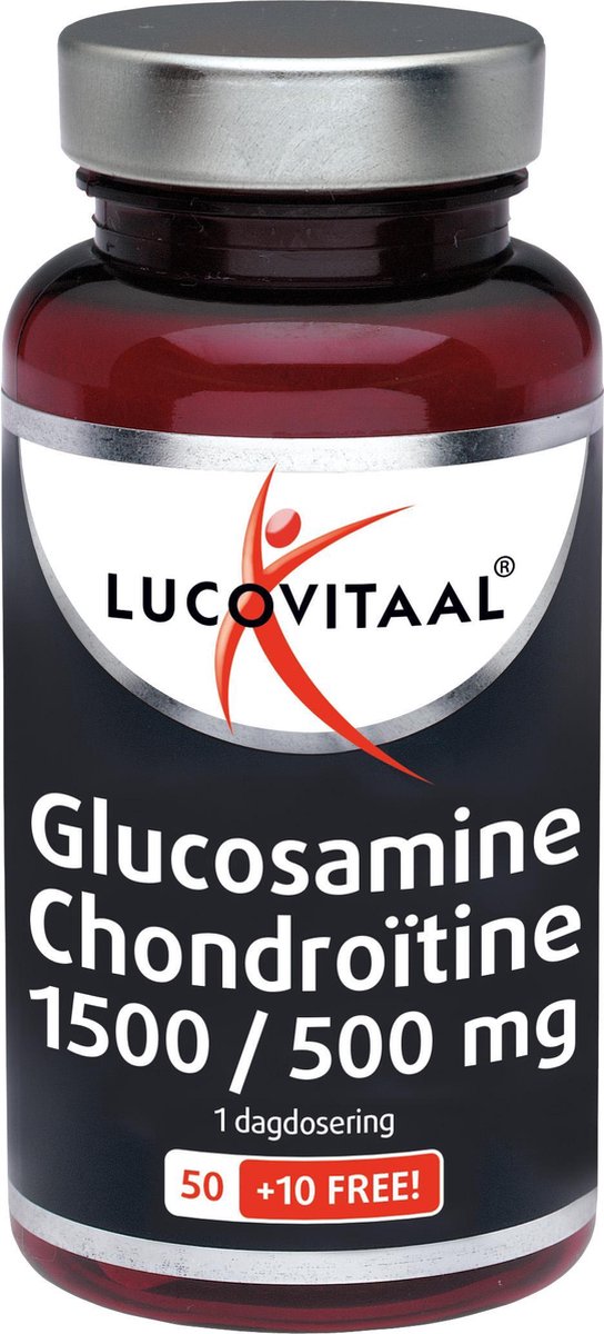 Lucovitaal Glucosamine Chondroïtine 1500/500 mg - 60 Tabletten - Voedingssupplement