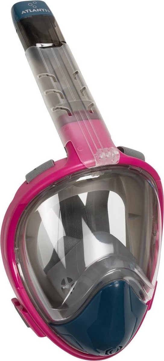 Atlantis Full Face Mask 3.0 - Snorkelmasker - Volwassenen - Roze - S/M