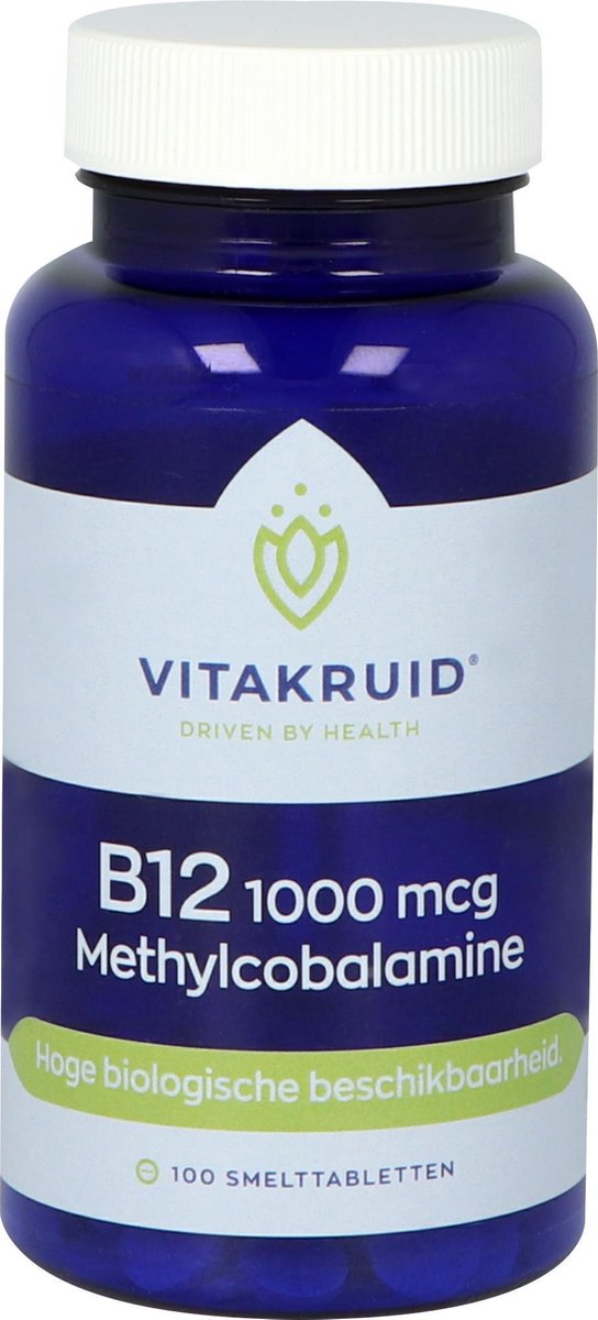 VitaKruid B12 1000 mcg Methylcobalamine - 100 tabletten