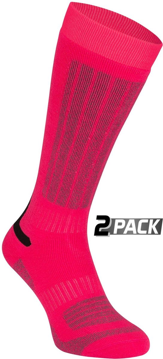 Starling Skikousen Jr - 2-Pack - Fernie - Fuchsia/Grijs - 27/30