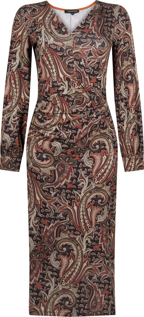 Tramontana Jurk Jersey Paisley Print M