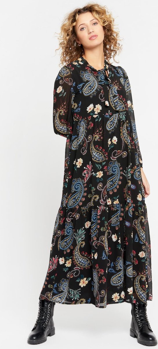 Maxi jurk met bloemenprint - Veelkleurig