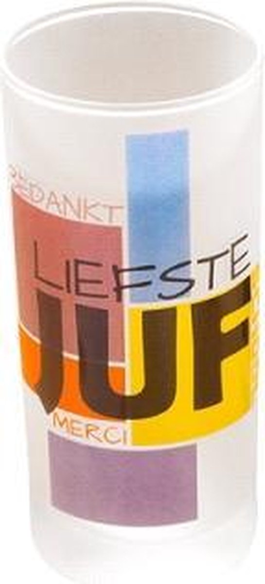 Longdrinkglas - bedankt liefste juf