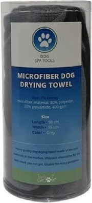 Tools-2-groom microvezel handdoek grijs 90x55 cm