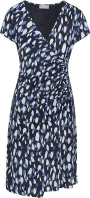 Cassis - Wikkeljurk met print - Blauw