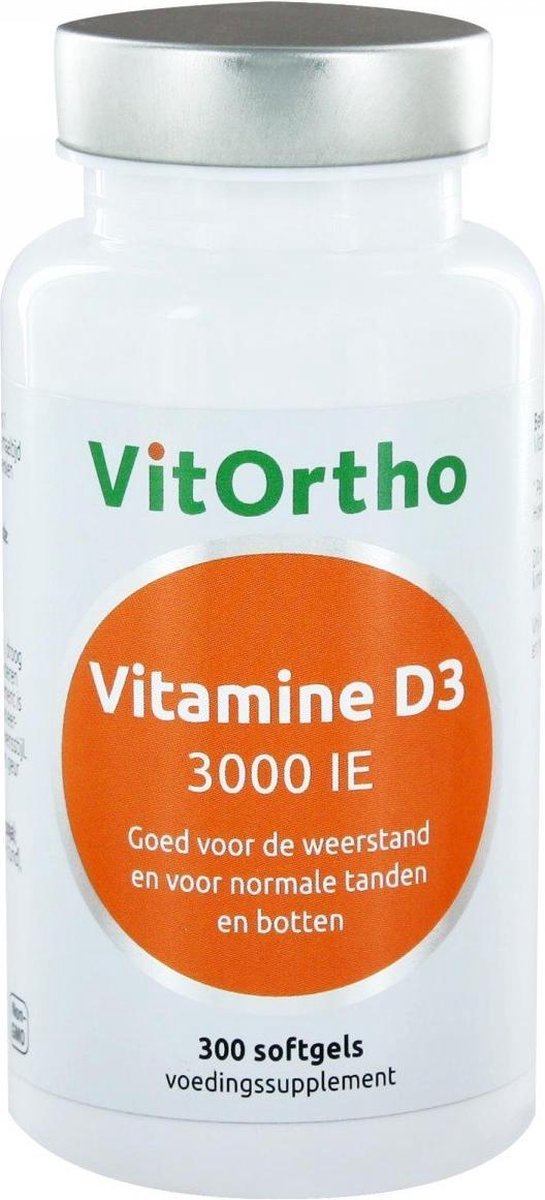 Vitortho vitamine D3 3000ie 300 st
