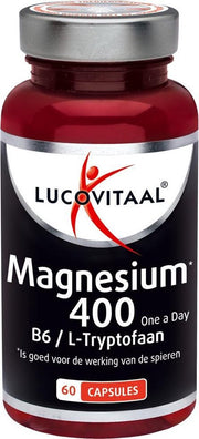 3x Lucovitaal Magnesium 400 L-Tryptofaan 60 capsules
