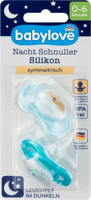 babylove Fopspeen nacht siliconen - maat 1