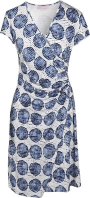 Cassis - Wikkeljurk met stippen - Blauw