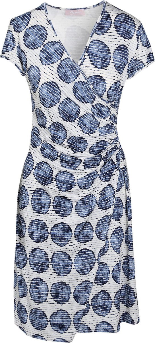 Cassis - Wikkeljurk met stippen - Blauw