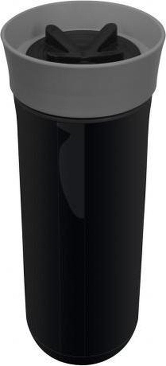 Koziol Drinkfles Safe-To-Go 700 Ml Zwart/Grijs