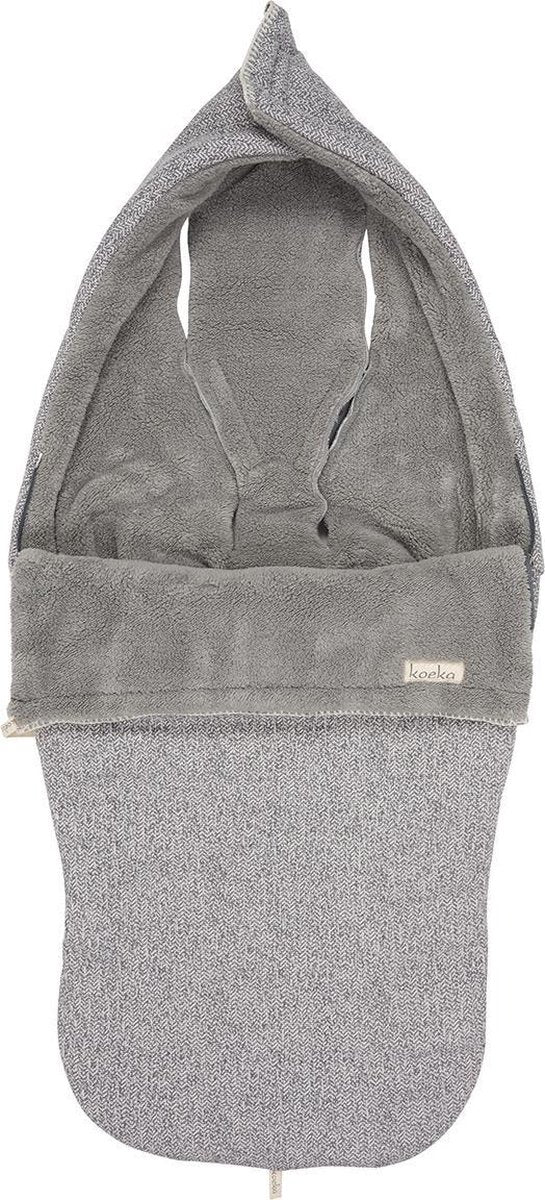Koeka Buggy voetenzak Vigo - sparkle grey/steel grey