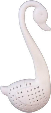 Thee-ei Zwaan Wit - per 2 stuks - voor losse thee - theefilter / theezeef