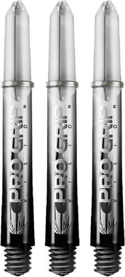 3 sets PRO GRIP BLACK VISON INTERMEDIATE dart shaft