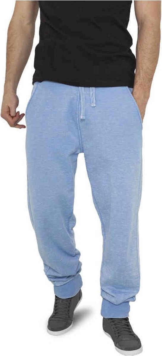 Urban Classics Heren joggingbroek -M- Burnout Blauw