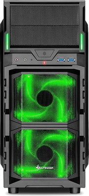Sharkoon VG5-W Midi ATX Tower Zwart