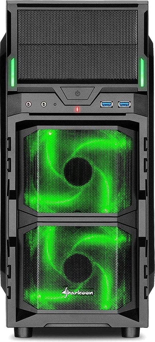 Sharkoon VG5-W Midi ATX Tower Zwart