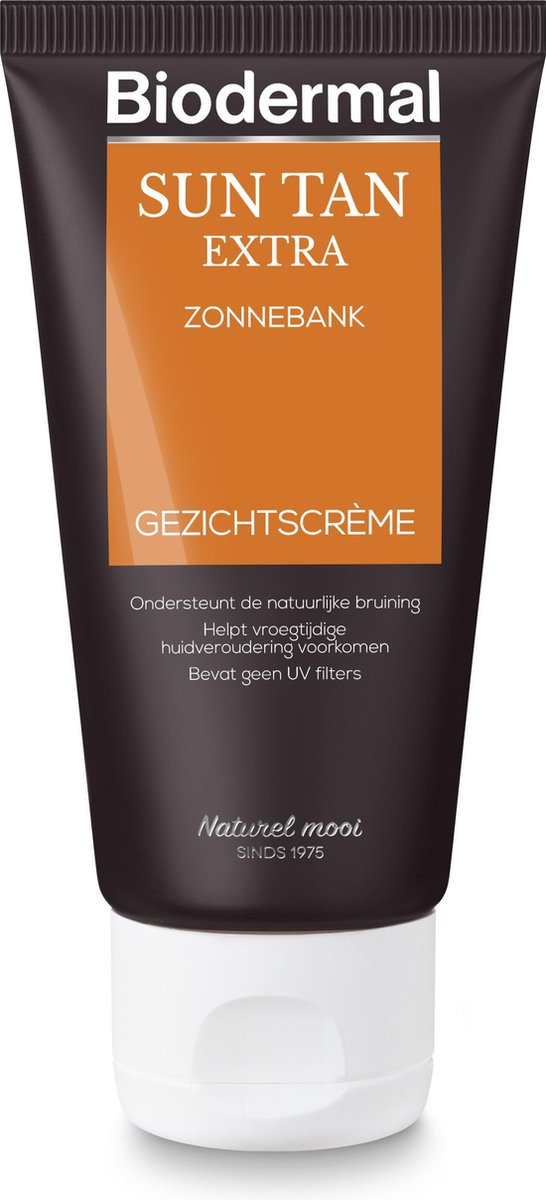 Biodermal Sun Tan Extra zonnebankcreme -  Ondersteunt het natuurlijke bruiningsproces - 50 ml
