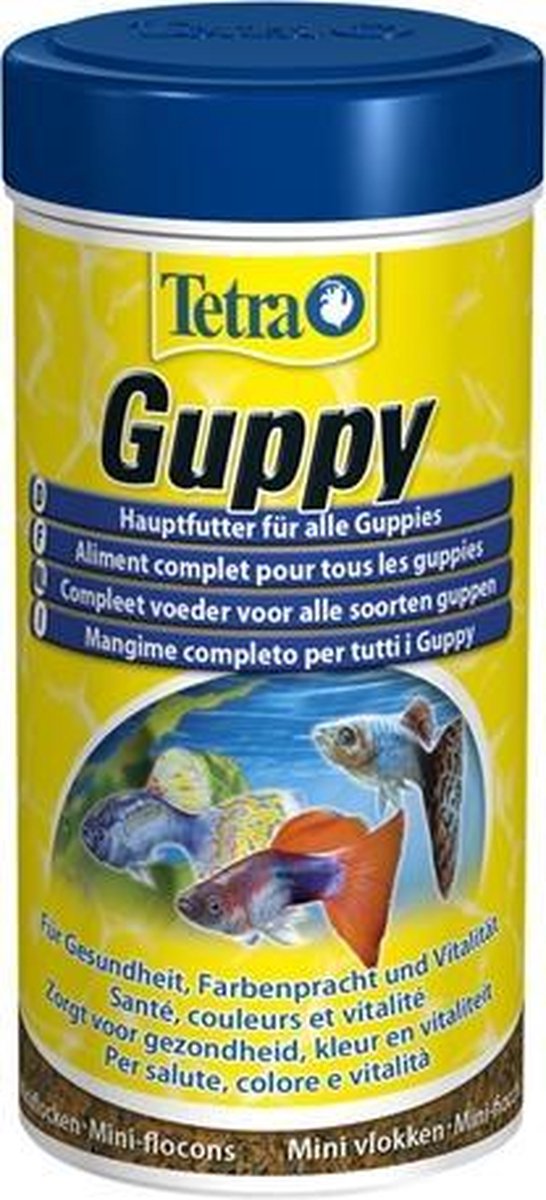 Tetra guppy visvoer vlokken - 100 ml - 1 stuks