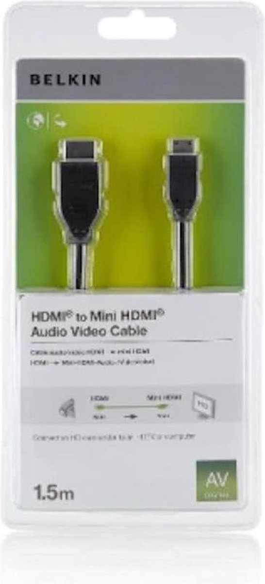 Belkin F3Y006CP1.5M HDMI kabel 1