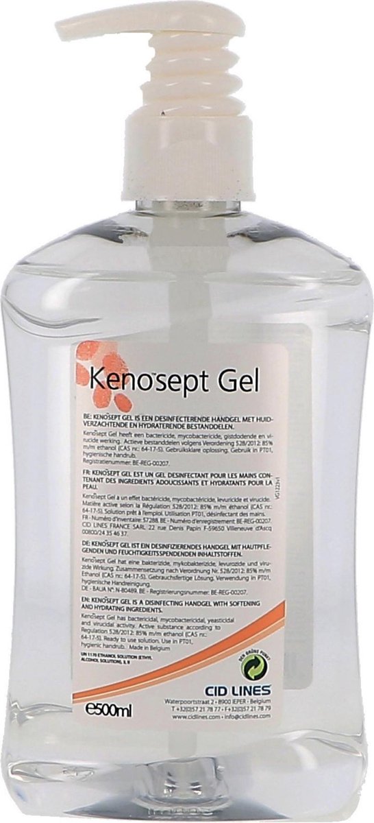 Kenosept 500ml vloeibare handzeep /  desinfectiemiddel voor handen Cid Lines