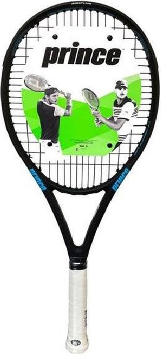 Prince Tennisracket TT Predator 100 - Zwart/Blauw - Gripmaat 2