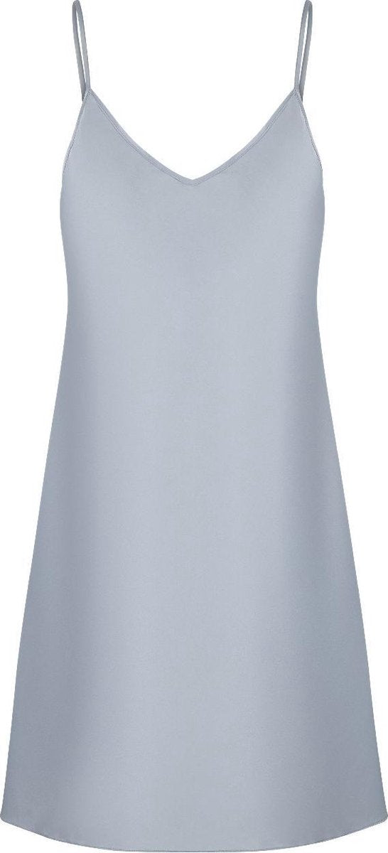 LingaDore - Satin Chemise Zilvergrijs - maat L - Grijs