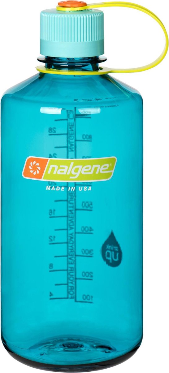 Nalgene Narrow Mouth Bottle - Drinkfles - 1.0 liter - BPA free - Blauw