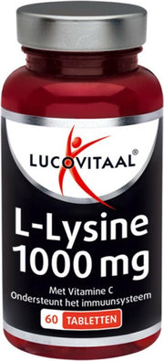 3x Lucovitaal L-Lysine 1000 mg 60 tabletten