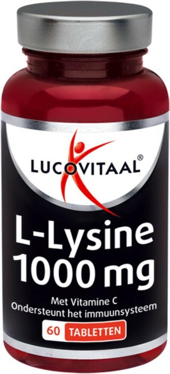 3x Lucovitaal L-Lysine 1000 mg 60 tabletten