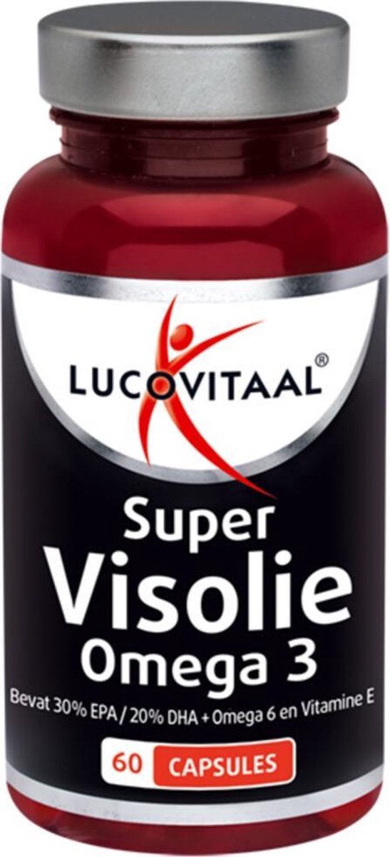 3x Lucovitaal Super Visolie Omega 3-6 60 capsules
