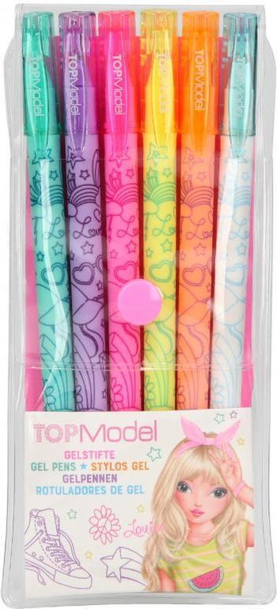 Topmodel Gelpennen 5 stuks
