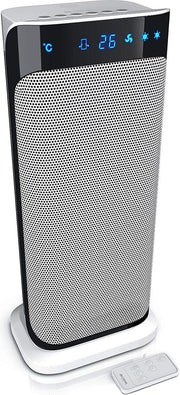 HN®  Ventilatorkachel met afstandsbediening | keramische snelverwarmer met oscillatiefunctie | voor badkamer