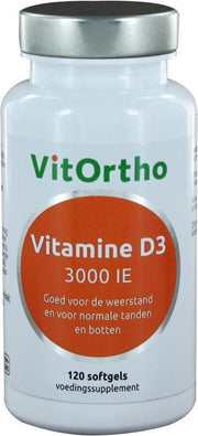 Vitortho vitamine D3 3000ie 120 st