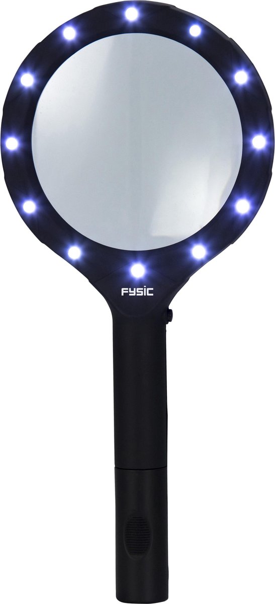Fysic FL-14LED Loep met LED verlichting - vergrootglas met LED - 2